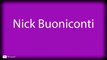 How to pronounce Nick Buoniconti