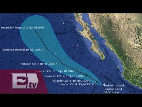 Protección Civil lanza alerta en 8 estados por huracán Dolores / Titulares de la Noche