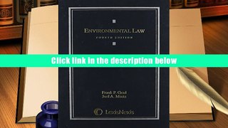 FREE [DOWNLOAD] Environmental Law (Casebook Series) Frank P. Grad For Kindle