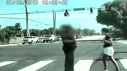 shocking footage shows drunk mother with baby arrest