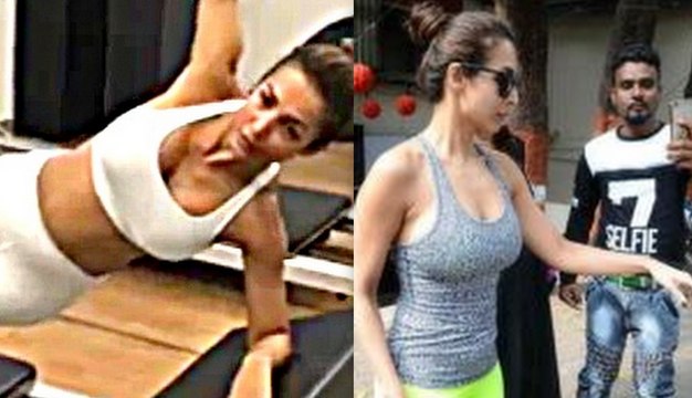 Malaika Arora Hot Workout Video in Gym