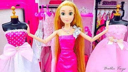  BARBIE MODA  PEMBE ARABA  PRENSES YATAK ODASI  ELBISE + ELBISELER  ALIŞVERIŞ + KAHVALTI