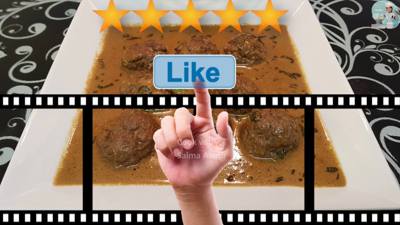 Gushtaba (Kashmiri Dish)  گشتابہ کشمیری ڈش | Eid special | Cook With Saima