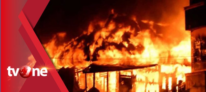 Korsleting Listrik, Sebuah Sekolah Di Kalimantan Hangus Terbakar