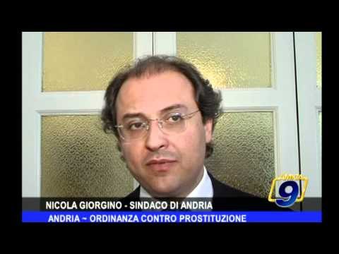 ANDRIA | Ordinanza contro la prostituzione