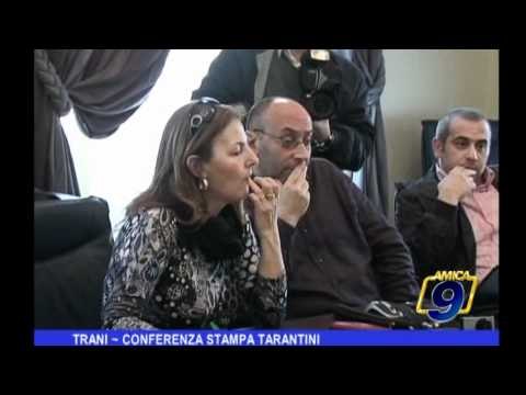 TRANI | Conferenza stampa Tarantini