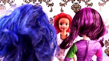 Una y una en un tiene una un en y y Ana se convierte en descendientes congelado veces Sirena con Evie elsa descendans ursula