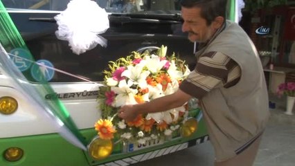 Halk Otobüsüyle Bursa Sokaklarında Düğün Konvoyu