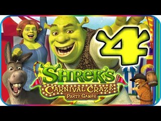 Shrek's Carnival Craze Walkthrough Part 4 (Wii, PS2, PC) World 4: Pinocchio Park