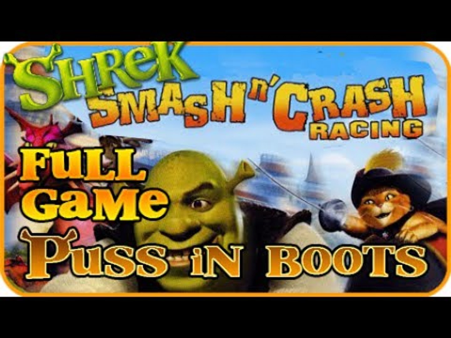 Shrek Smash N Crash - Gamecube 