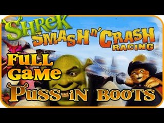 Shrek Smash n' Crash Racing Part 3 - FULL GAME - Puss in Boots & Bull (PS2, PSP, Gamecube)