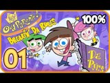 Fairly OddParents! Breakin' Da Rules Walkthrough Part 1 (PS2, Gamecube, XBOX) 100% Tutorial