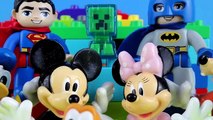 Mickey Mouse Clubhouse Pals Fisher Price Toy Review, Lego Duplo Batman, Superman, Minecraf