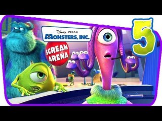 Monsters, Inc. Scream Arena Walkthrough Part 5 (Gamecube) Arena 5: Harry Hausen's