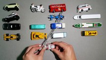 Learning Street Vehicles Names and Sounds for kids with tomica new Cars and Trucks