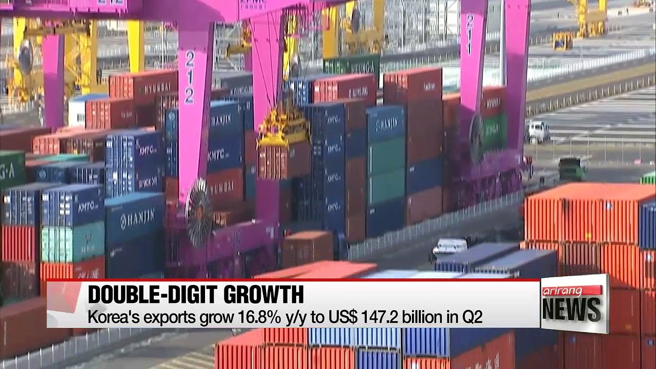 Korea's exports grow at fastest pace among world's top 10 exporters in Q2