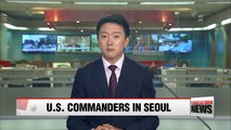Top U.S. commanders visit S. Korea to observe joint military exercises