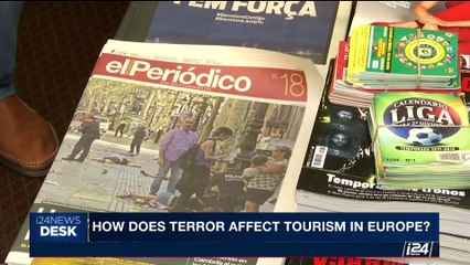 i24NEWS DESK | How does terror affect tourism in Europe? | Sunday, August 20th 2017