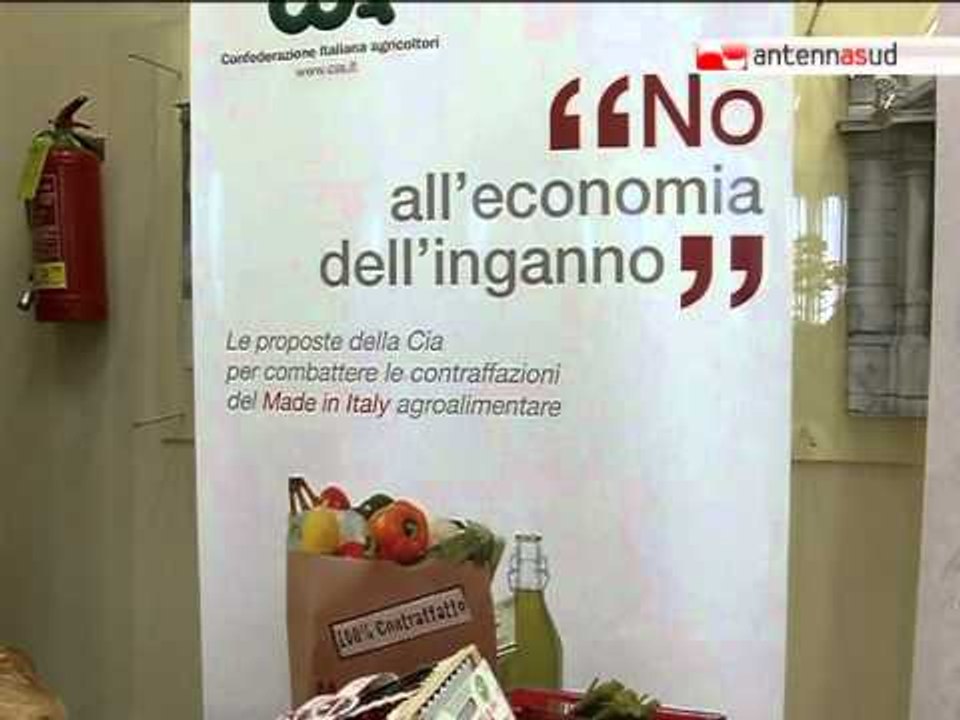 TG 22.05.12 Contro il falso cibo made in Italy, scende in campo la CIA