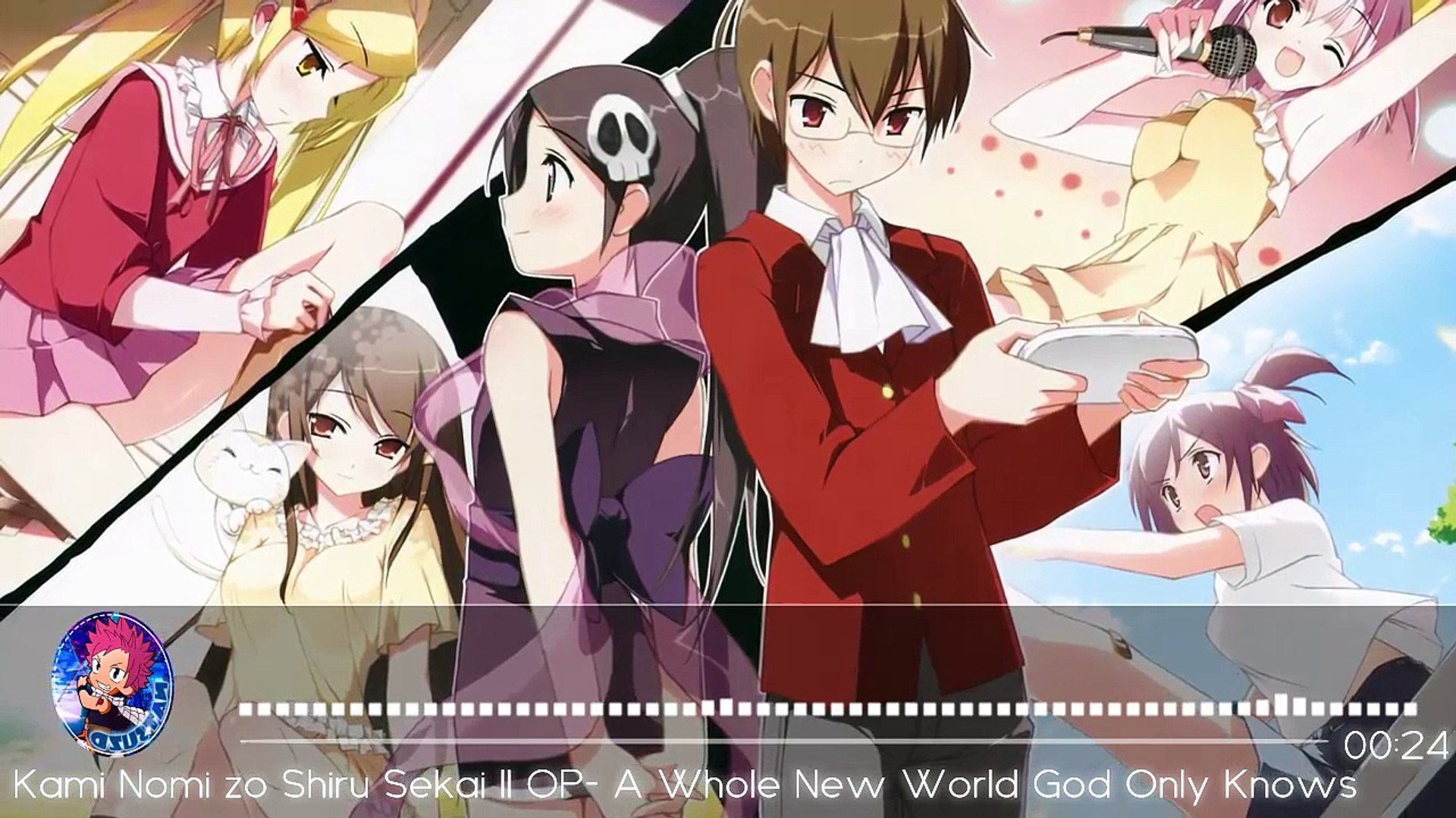 Kami Nomi Zo Shiru Sekai Ii Op A Whole New World God Only Knows Nightcore Video Dailymotion