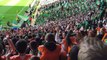 Celtic Fans | Standing Section singing Grace | Mussa Dembele 3rd goal | Celtic 5 1 Rangers