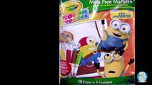 Minions Movie Crayola Color Wonder Mess Free Markers Coloring Book Review - Family Toy Rep