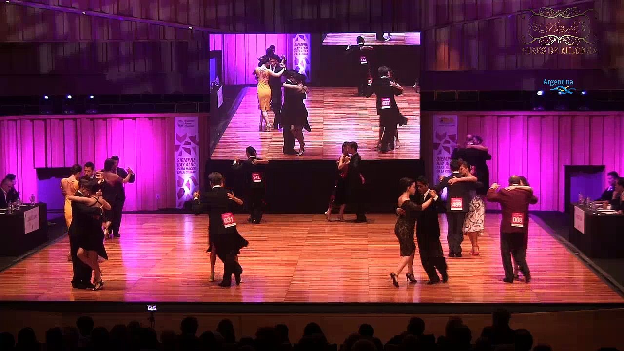 Mundial de Tango 2017,  Clasificatoria pista Ronda 1