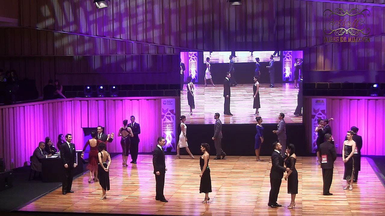 Mundial de Tango 2017, Semifinal Pista Ronda 11