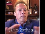 Arnold Schwarzenegger message for President Trump and Neo- Nazis on Charlottesville violence.