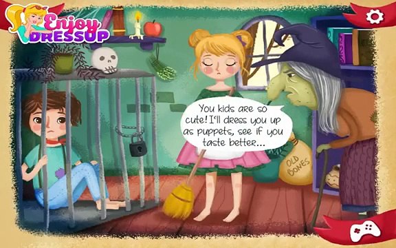 Et dessin animé enfants Fée pour amusement amusement Jeu des jeux enfants Conte Hansel Gretel |