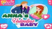 Pregnant Frozen Anna Game - Frozen Princess Annas Valentine Baby birth game for kids