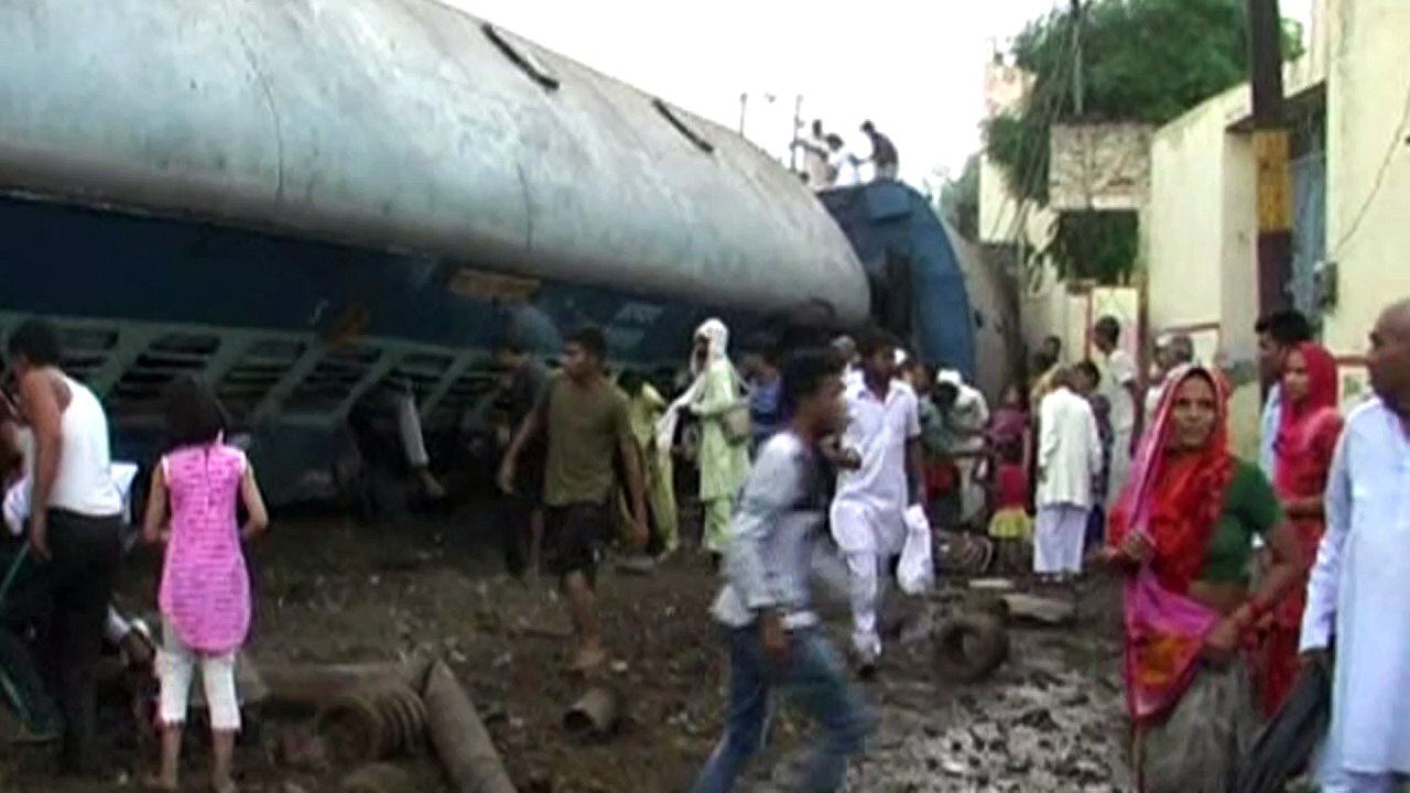 Verheerendes Zugunglück in Indien