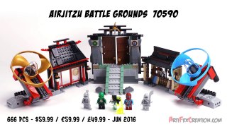 Bataille terrains examen été Lego ninjago 70590 airjitzu 2016
