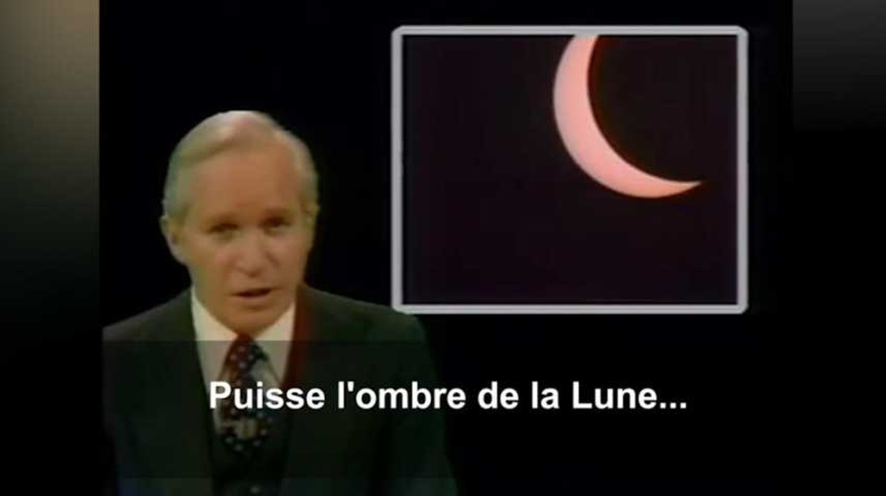 Ce présentateur de 1979 annonçant l'éclipse de 2017 aux États-unis avait un rêve complètement fou