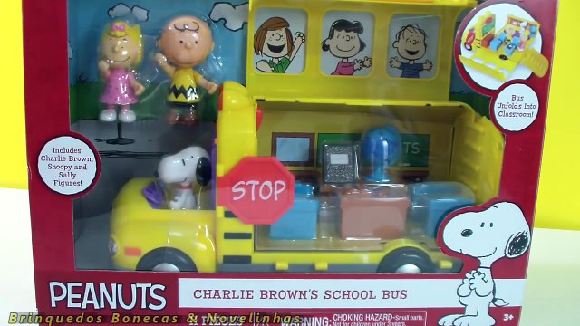 Cacahuètes marron école école autobus roues sur le autobus aller rond et