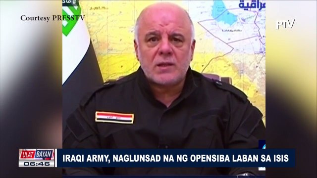 GLOBALITA: Iraqi army, naglunsad na ng opensiba laban sa ISIS; Tren sa India, nadiskaril - 23 patay, 64 sugatan