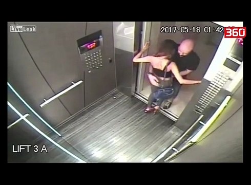 Gruaja provokon burrin ne ashensor, shikoni pse fillon te qaje me pas (360video)