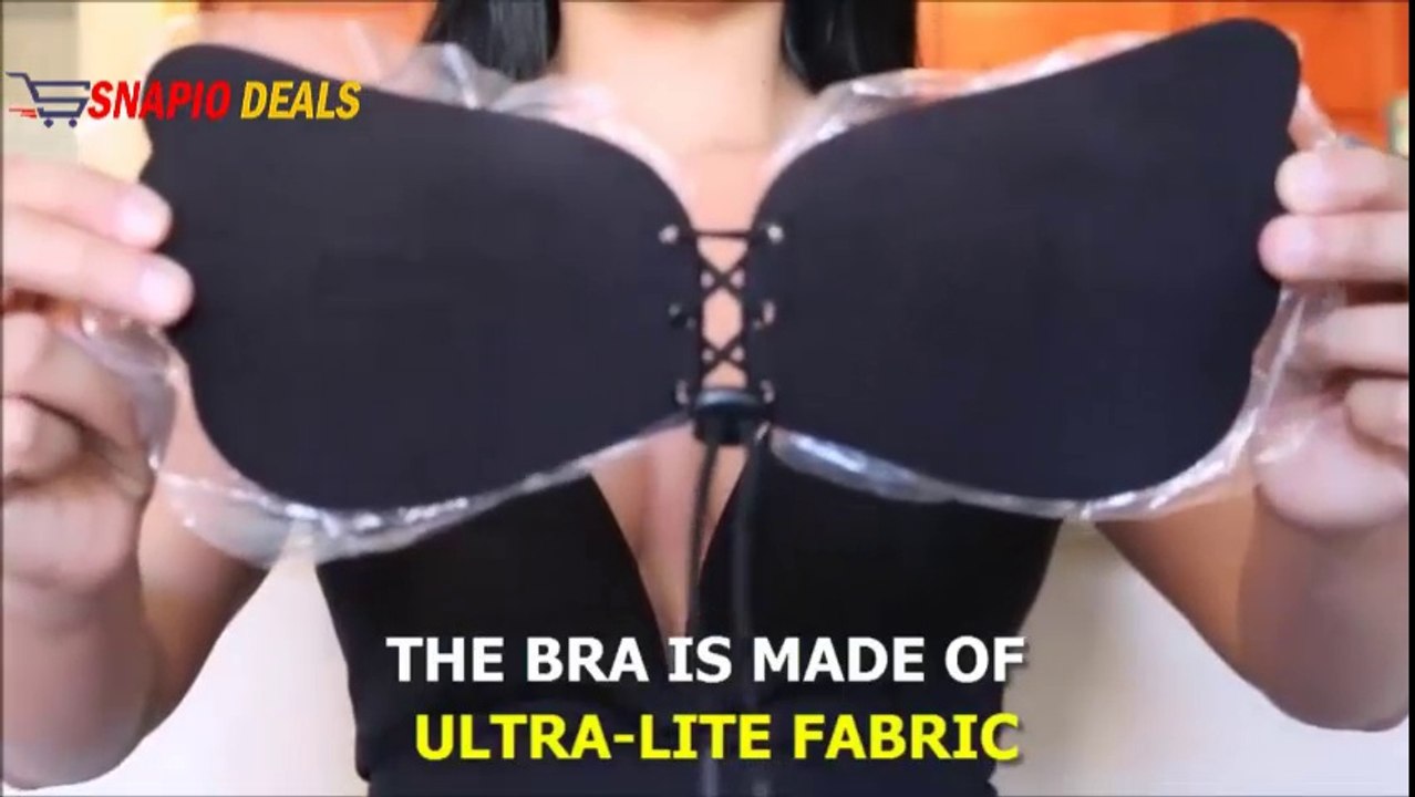 Women Strapless Invisible Push Up Bra