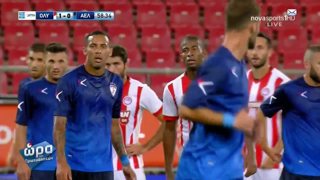 1η Ολυμπιακός-ΑΕΛ 4-1 2017-18 Στιγμιότυπα (Η ώρα των Πρωταθλητών-Novasports)