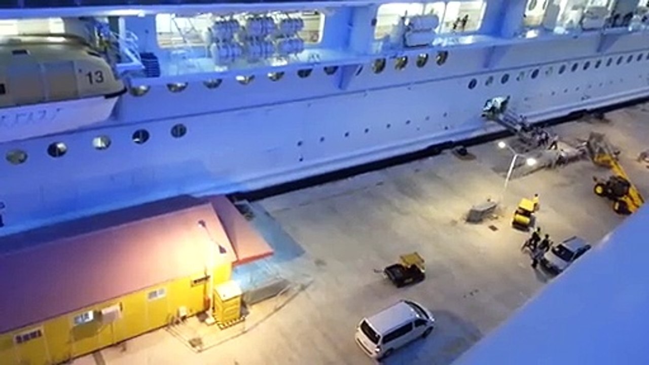 Une vidéo incroyable de voyageurs en retard accueillis par 6000 voyageurs pressés de partir en croisière