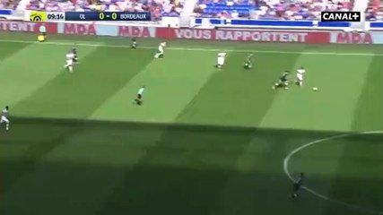Nabil Fekir CRAZY Goal HD Lyon 1-0 Bordeaux