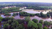 Burlington WI Area Flood, Great Lakes Dragway Flood, Oakwood Shores Flood