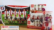 Jai le ne dans aucun avec Euro 2016 œufs jouets autocollants bubble gum représentation du football polonais