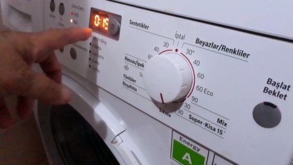 ÇAMAŞIR MAKİNESİ KULLANIMI-BOSCH