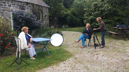 Angèle Jacq se livre en breton face caméra