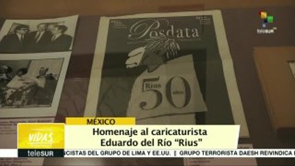 Vidas: México rinde homenaje al caricaturista Eduardo del Río "Rius"