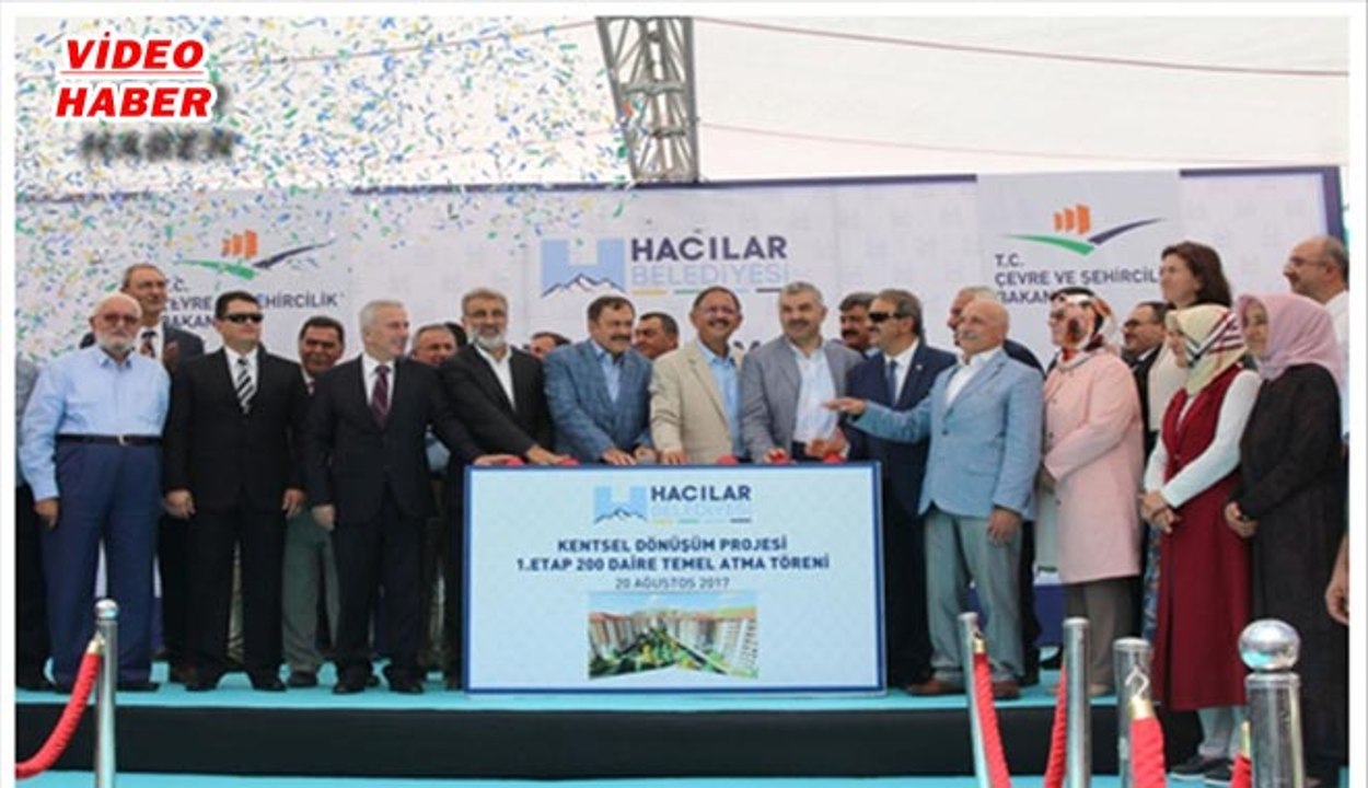 (20 Ağustos 2017) 200 MİLYONLUK PROJENİN TEMELİ ATILDI