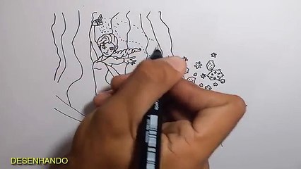 Hacer congelado Disney dibujo elsa completo 2016 película dibujo elsa magia hielo