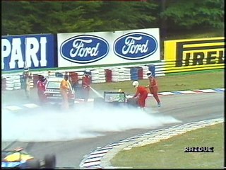 Gran Premio di Germania 1989 RAI: Uscita di Alesi e ritiro di Alliot