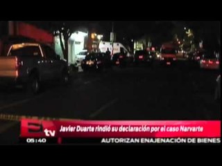 Gobernador de Veracruz rindió su declaración por el caso Narvarte